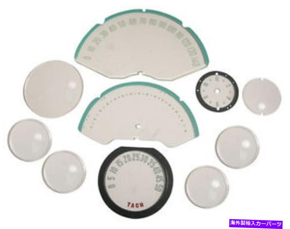 内装パーツ 商品トライアーズインスタントパーツ/ 1953-54 C1オルメット/ 5140-オリジナルのタイトルを表示 新品 トリムパーツ インスタントゲージ フェイスレンズセット/1953-54 C1 コルベット/5140- show original title