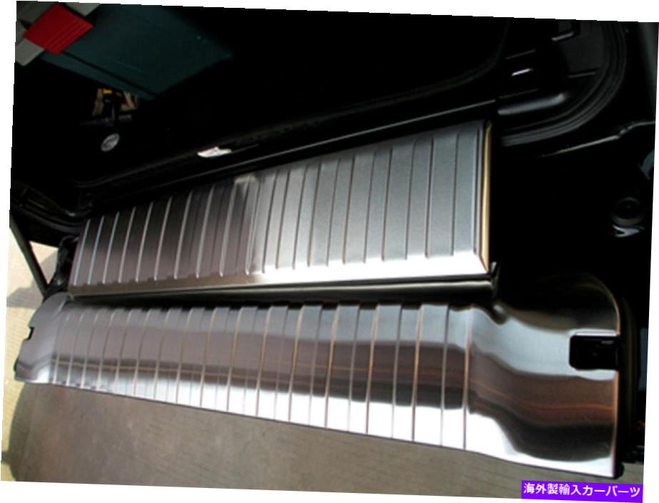 内装パーツ BMW X5 E70 2008-2013スポンサススポールインディーリアシルシルシルシルシルカンプラット用2個 - オリジナルのタイトルを表示 BMW X5 E70 2008-2013 ステンレススチール インナー リア シル バンパー カバー プレート用 2個- show original title