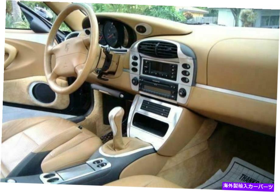 内装パーツ 2002-2004 Porsche 996リアルプランシェアルコストリアット - オリジナルのタイトルを表示する 2002-2004 Porsche 996 リアルブラッシュドアルミダッシュトリムキット- show original title