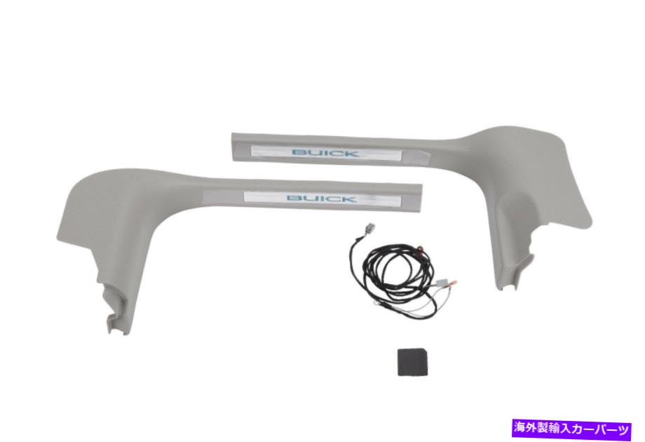 内装パーツ GM＃23129794モタントン照光ドaiaz12014-2017 Buick Enclave用 - オリジナルのタイトルを表示 GM ＃23129794 チタン照光ドアシルプレート 2014-2017 Buick Enclave用- show original title
