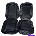 内装パーツ フォードマスタングスタンダードシートトリムキットブラック1966 66 Fastback Hipo GT 200 289 V8 Ford Mustang Standard Seat Trim Kit Black 1966 66 Fastback HiPo GT 200 289 V8(2)