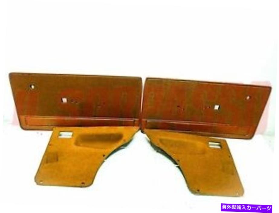 内装パーツ カオルコロン+リアキアポット127 2 3カリフォルニア州1050エラソンオリジュ - オリジナルのタイトルを表示 ドアパネル フロント + リアフィアット 127 2 3 ドア 1050 ブラウン オリジナル- show original title