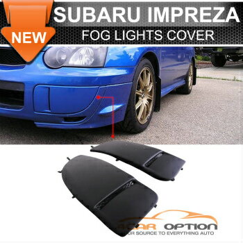 Subaru Impreza フォグライト For 04-05 Subaru Impreza WRX Fog Light Lamp Covers Bumper Cover Cap 04-05スバルインプレッサWRXフォグライトランプのためにバンパーカバーキャップカバー