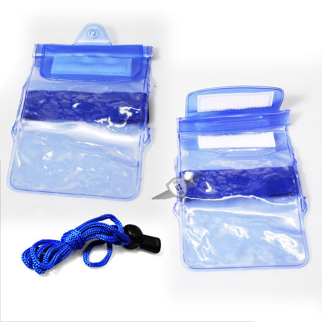 USパーツ 青い防水水中ポーチバッグ腕章ケース携帯電話MP3のiPhone 4 4Sのための Blue Waterproof Underwater Pouch Bag Armband Case For Cellphone MP3 Iphone 4 4S