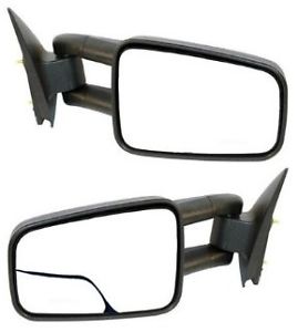 USミラー マニュアルトーイングサイドビューミラーペア99/07シボレーシルエラードトラック Manual Towing Side View Mirrors Pair L/R For 99-07 Chevy Sierra Silverado Truck