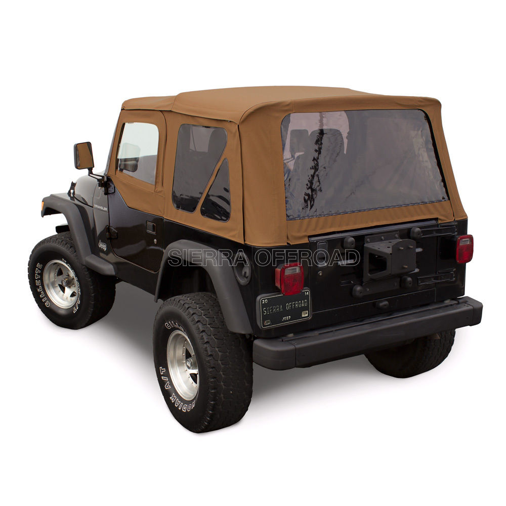 在庫一掃 幌 ジープラングラーtjソフトトップ 97 02 上のドア 色づけされた窓 スパイス Jeep Wrangler Tj Soft Top 97 02 Upper Doors Tinted Windows Spice 早割クーポン Pro Figado Com Br