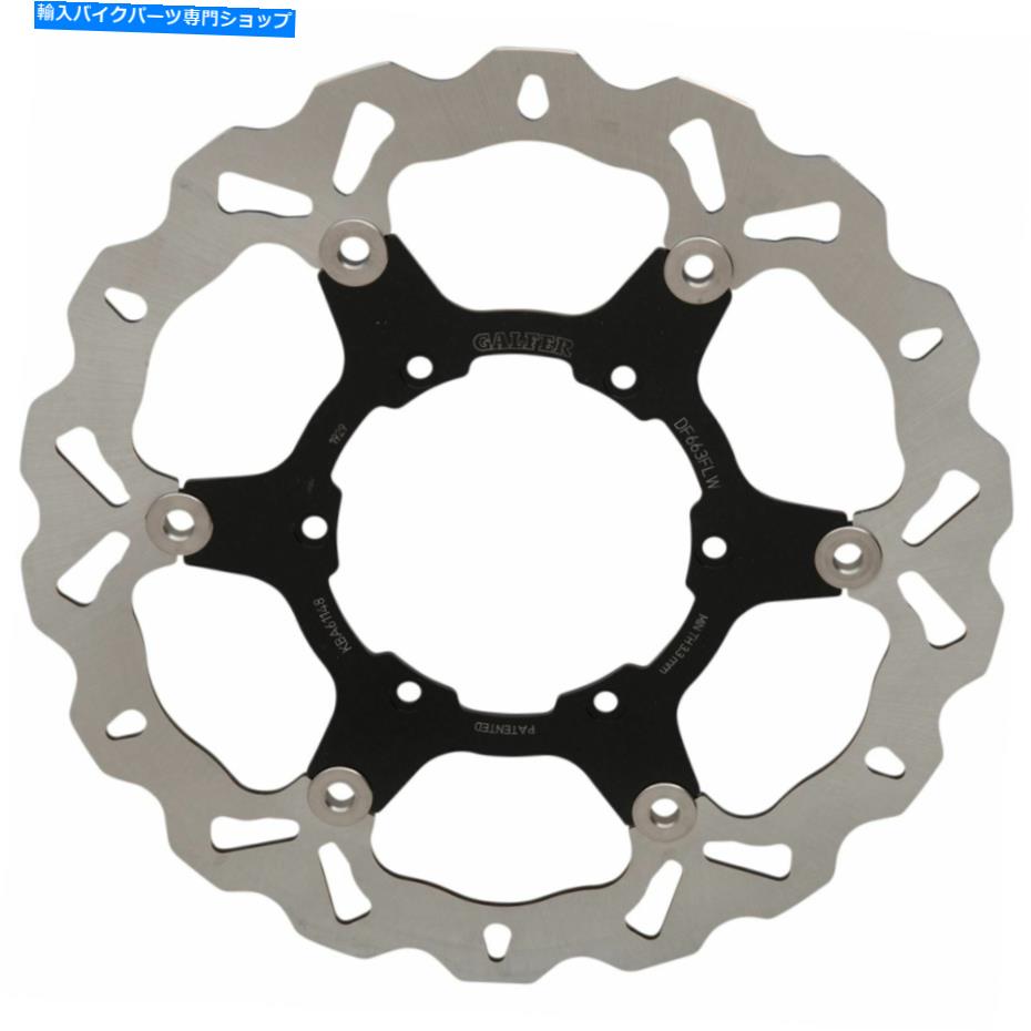 front brake rotor GARFER DF663FLWフロントウェーブローターDF663FLW. GALFER DF663FLW FRONT WAVE ROTOR DF663FLW