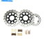 front brake rotor 3SetS֥졼ǥѥåɤΤPads 2008-2016ǳ 3sets Front Rear Brake Rotors Discs Pads for Honda CBR1000RR 2008-2016 Fireblade