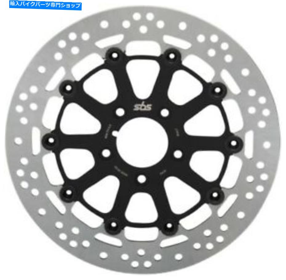 front brake rotor SBS - 6143 - ステンレスブレーキフローティングフロントローターハーレー - デビッドソンエレクトラ SBS - 6143 - Stainless Steel Brake Floating Front Rotor Harley-Davidson Electra