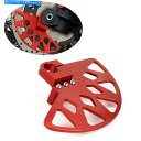 front brake rotor アルミレーシングフロントディスクガードアフターマーケットフィットホンダ2021-2022 CRF300L赤 Aluminum Racing Front Disc Guard Aftermarket Fit For Honda 2021-2022 CRF300L Red