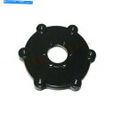 front brake rotor フィットロイヤルエンフィールドブラックパウダーコートフロントブレーキアダプタープレートディスクモッズS2U Fits Roy...