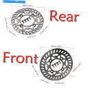 front brake rotor FRENT 210MM +背面190mmブレーキディスクローター用Dirt Bike CRF50 70 SSRモトクロス Front 210mm + Rear 190mm Brake Disc Rotors for Dirt Bike CRF50 70 SSR Motocross