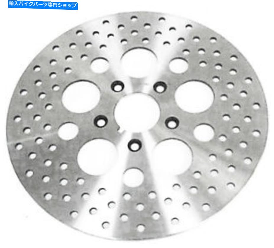 front brake rotor フロントブレーキローターの穴あけ止めハードドライブ144190 84-99ハーリー Front B..