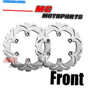 front brake rotor Tiger 900 93-98 94 95 96 97のための2個のPCSのフロントの固体ブレーキディスクローターセット 2 pcs Front Solid Brake Disc Rotor Set For TIGER 900 93-98 94 95 96 97