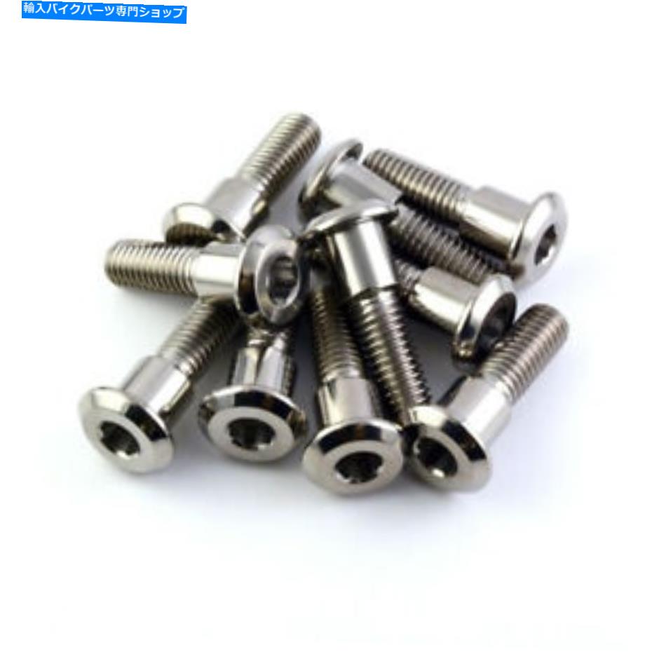 front brake rotor Triumph 1050タイガースポーツABS 13+チタンフロントディスクボルトキット Triumph 1050 Tiger SPORT ABS 13+ Titanium Front Disc Bolt Kit