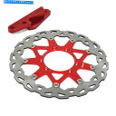 Red 320mm Floating Front Brake Disc Bracket For CR125 250R CRF450R CRF250Xカテゴリfront brake rotor状態新品メーカー車種発送詳細全国一律 送料無料 （※北海道、沖縄、離島は省く）商品詳細輸入商品の為、英語表記となります。Condition: NewBrand: UnbrandedColor: RedCountry/Region of Manufacture: ChinaFinish: PolishedManufacturer Part Number: H13130209Rotor Size: 320mmStyle: Mesh StyleUPC: Does not apply《ご注文前にご確認ください》■海外輸入品の為、NC・NRでお願い致します。■取り付け説明書は基本的に付属しておりません。お取付に関しましては専門の業者様とご相談お願いいたします。■通常2〜4週間でのお届けを予定をしておりますが、天候、通関、国際事情により輸送便の遅延が発生する可能性や、仕入・輸送費高騰や通関診査追加等による価格のご相談の可能性もございますことご了承いただいております。■海外メーカーの注文状況次第では在庫切れの場合もございます。その場合は弊社都合にてキャンセルとなります。■配送遅延、商品違い等によってお客様に追加料金が発生した場合や取付け時に必要な加工費や追加部品等の、商品代金以外の弊社へのご請求には一切応じかねます。■弊社は海外パーツの輸入販売業のため、製品のお取り付けや加工についてのサポートは行っておりません。専門店様と解決をお願いしております。■大型商品に関しましては、配送会社の規定により個人宅への配送が困難な場合がございます。その場合は、会社や倉庫、最寄りの営業所での受け取りをお願いする場合がございます。■輸入消費税が追加課税される場合もございます。その場合はお客様側で輸入業者へ輸入消費税のお支払いのご負担をお願いする場合がございます。■商品説明文中に英語にて”保証”関する記載があっても適応はされませんのでご了承ください。■海外倉庫から到着した製品を、再度国内で検品を行い、日本郵便または佐川急便にて発送となります。■初期不良の場合は商品到着後7日以内にご連絡下さいませ。■輸入商品のためイメージ違いやご注文間違い当のお客様都合ご返品はお断りをさせていただいておりますが、弊社条件を満たしている場合はご購入金額の30％の手数料を頂いた場合に限りご返品をお受けできる場合もございます。(ご注文と同時に商品のお取り寄せが開始するため)（30％の内訳は、海外返送費用・関税・消費全負担分となります）■USパーツの輸入代行も行っておりますので、ショップに掲載されていない商品でもお探しする事が可能です。お気軽にお問い合わせ下さいませ。[輸入お取り寄せ品においてのご返品制度・保証制度等、弊社販売条件ページに詳細の記載がございますのでご覧くださいませ]&nbsp;