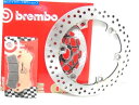 front brake rotor 68B407A6 + 07063XSブレーキディスクブレンボフロント+パッドホンダSH 300 2009 2010 68b4...