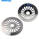 front brake rotor 11.8インチ300mmの磨かれたフロントブレーキローターディスクセット2個のステンレス鋼 11.8 Inch 300mm ...