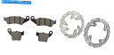front brake rotor ホンダCR250 CRF250R CRF450Rアフターマーケット/パッドセット1995-17 '125-500cc Honda CR250 CRF250R CRF450R Aftermarket Rotor / Pad Set Fits 1995-17' 125-500cc