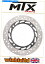 front brake rotor ۥNX 650ɥߥ͡1988-1991 [MTXեȥ֥졼ǥ] [֥åRS꡼] Honda NX 650 Dominator 1988-1991 [MTX Front Brake Disc] [Black RS-Series]