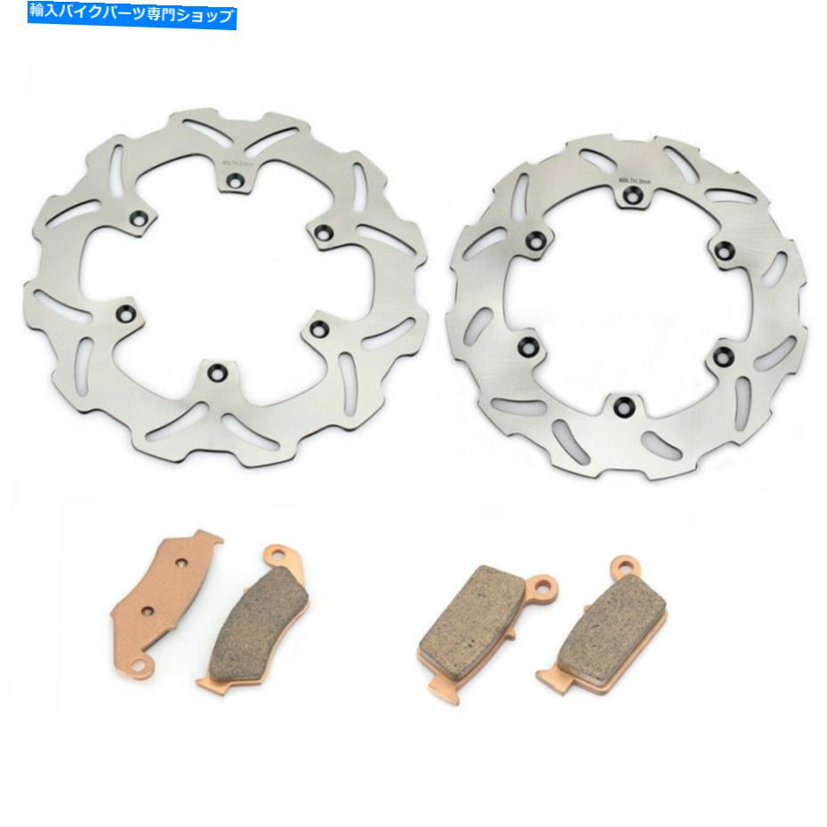 front brake rotor スズキRM125 RM250 96-99 DRZ400E / S 00-09のためのフロントリアブレーキディスクローターパッド Front Rear Brake Discs Rotors Pads For Suzuki RM125 RM250 96-99 DRZ400E/S 00-09