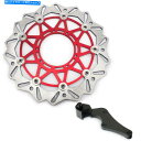 front brake rotor ホンダCRF250R CRF450R 2015-2018特大前面ブレーキディスクローターブラケットセット For Honda CRF250R CRF450R 2015-2018 Oversize Front Brake Disc Rotor Bracket Set