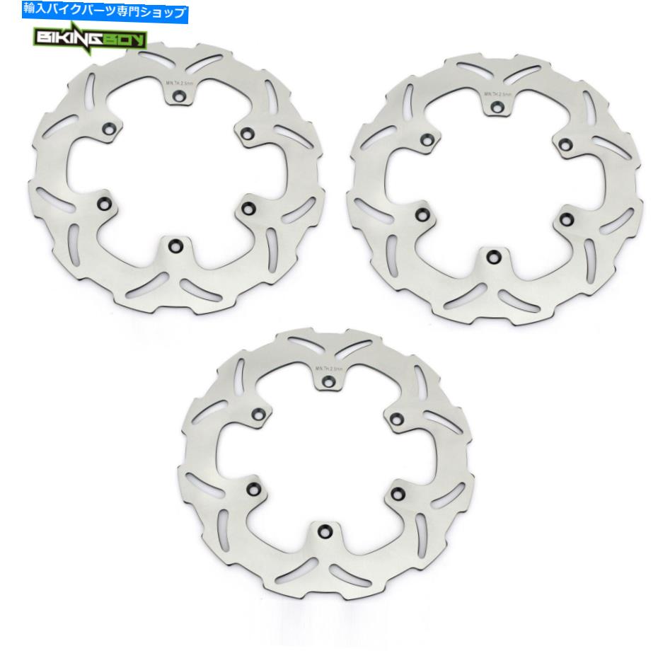 front brake rotor ヤマハXTZ750 XTZ 750スーパーテネール1989-2000用3フロントリアブレーキディスクローター 3 Front Rear Brake Discs Rotors For Yamaha XTZ750 XTZ 750 SUPER TENERE 1989-2000