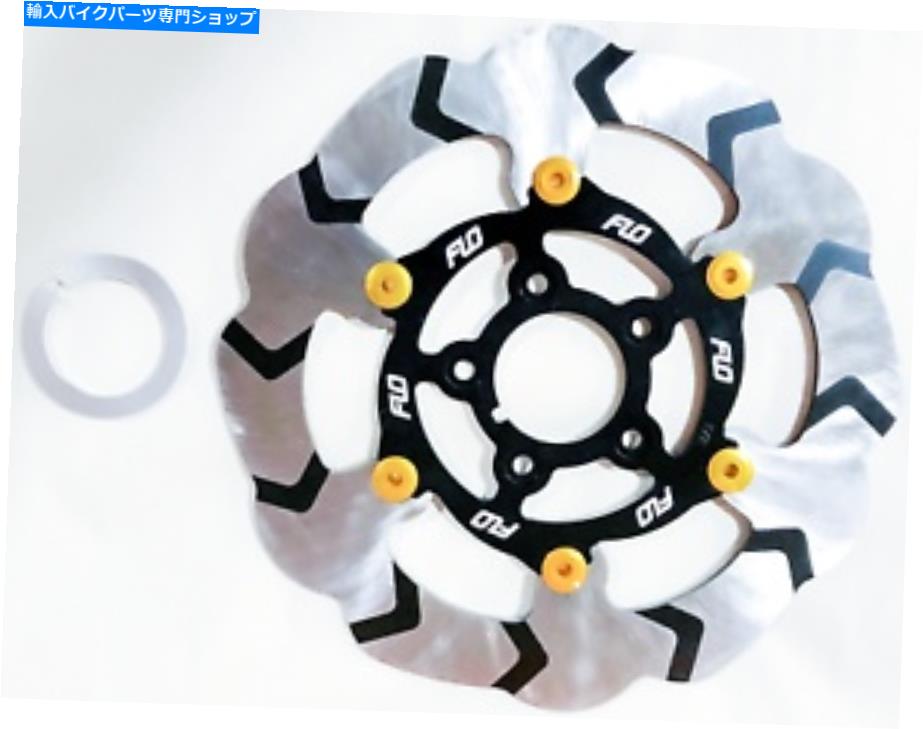 front brake rotor フローモータースポーツフローティングブレーキローターゴールド11.5 "フロントHD-8..