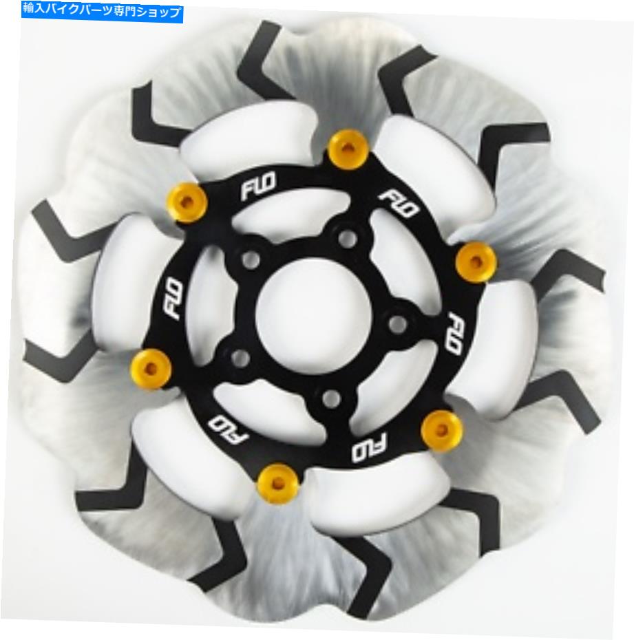 front brake rotor フローモータースポーツフローティングブレーキローターゴールド11.8 "フロントHD-8..