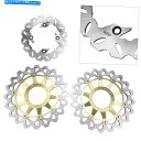 front brake rotor ホンダCBR1000RR 2009-2015モーター1セット用フローティングフロントリアブレーキディスクローター Float...