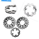 front brake rotor ステンレススチール製フロントリアブレーキディスクローターFit Yamaha YZF R1 2004 2005 2006 Stainless Steel Front Rear Brake Disc Rotors Fit Yamaha YZF R1 2004 2005 2006