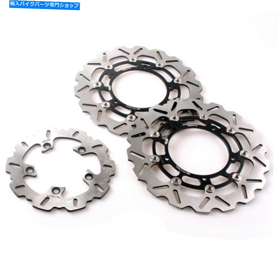 front brake rotor ヤマハYZF R1 2007-2014用フロントリアディスクブレーキローターを設定する2013年2011年2011年 Set Front Rear Disc Brake Rotors For Yamaha YZF R1 2007-2014 2013 2012 2011 2010
