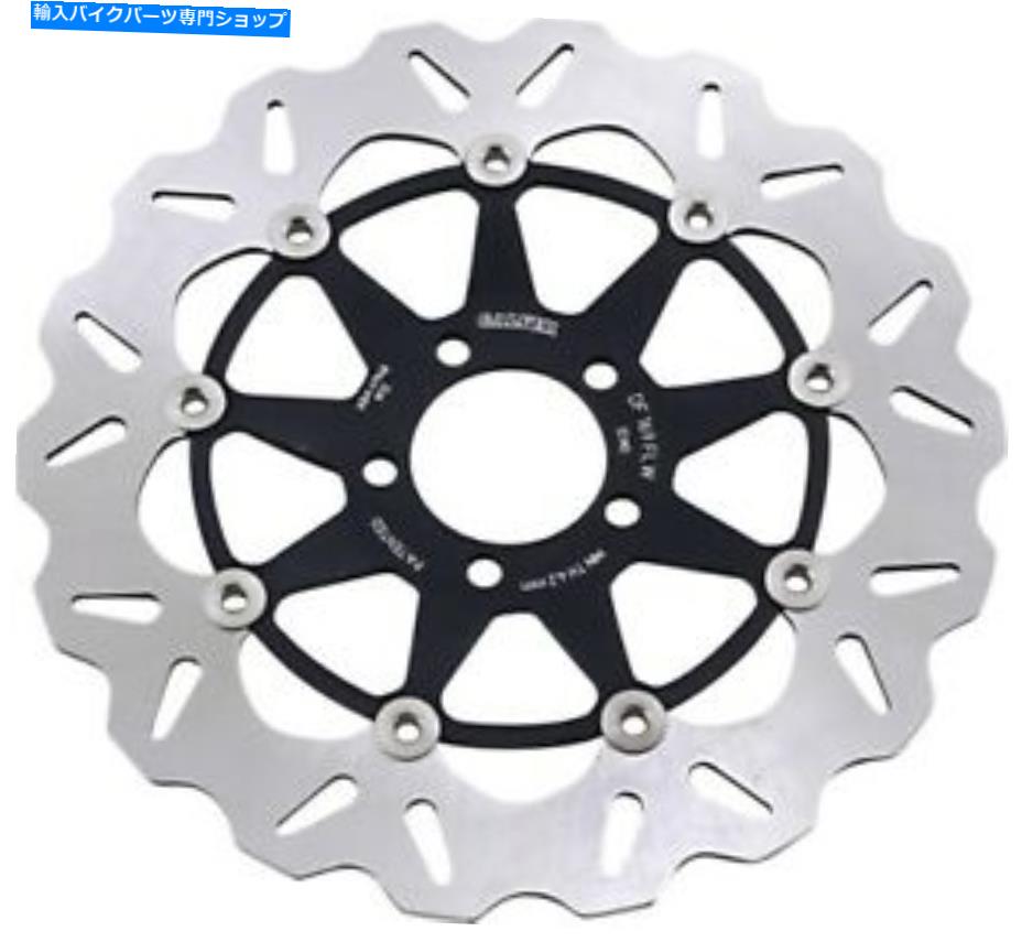 front brake rotor Galfer Standardフローティングウェーブブレーキローターフロント#DF169CWフィット川崎 Galfer Standard Floating Wave Brake Rotor Front #DF169CW fits Kawasaki