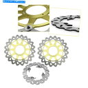 front brake rotor モーターバイクセットフローティングフロートフロントリアブレーキディスクローターCBR1000RR 2006-2007 Mot...