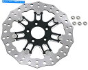 front brake rotor 7バルブ輪郭フローティングフロントブレーキローター300mmブラック33-10301-202 7-Valve Contour...