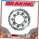 front brake rotor WK009RフロントブレーキディスクDXブレーキカワサキZX7RR NINJA 750CC 2002 Wave Floating WK009R FRONT BRAKE DISC DX BRAKING KAWASAKI ZX7RR NINJA 750cc 2002 WAVE FLOATING