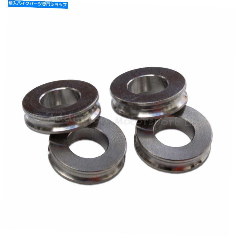 Brake Caliper Ducati Panigale 1199、1299ラジアルブレーキキャリパー用5mmチタンスペーサー 5mm Titanium Spacers for Ducati Panigale 1199, 1299 Radial Brake Calipers