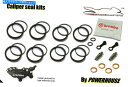 Brake Caliper Motorrad Guzzi V7 Classic 750フロントブレーキキャリパーシール修理再建キット12セット Motorrad Guzzi V7 Classic 750 front brake caliper seal repair rebuild kit 12 set(2)