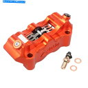 Brake Caliper 1xユニバーサルフロントブレーキキャリパー100mmアイとアイフィットホンダCBRアルミニウムオレンジ 1x Universal Front Brake Caliper 100mm Eye to Eye Fit Honda CBR Aluminum Orange