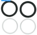 Fork Seals リークプルーフシールプロモリフォークシールオートバイサスペンション53mm 41mm 5254 5254 Leak Proof Seals Pro-Moly Fork Seals Motorcycle Suspension 53mm 41mm 5254 5254