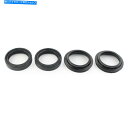 Fork Seals 43x52.9-9.5/10.5フロントフォークダンパーショックアブソーバーフォークダストオイルシールバイク 43X52.9-9.5/10.5 Front Fork Damper Shock Absorber Fork Dust Oil Seal Motorcycle(2)