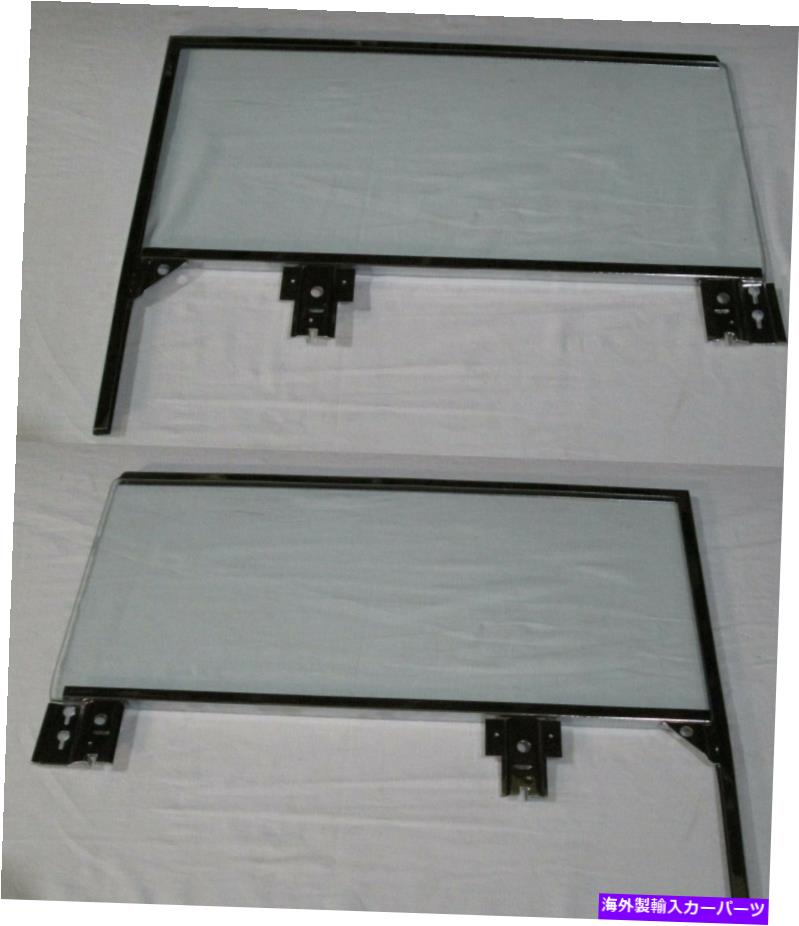 ガラス 1959年1960年のドアグラスが組み立てられたビュイックキャデラックシェビーオールズポンティアックコンバートクリア Door Glasses Assembled 1959 1960 Buick Cadillac Chevy Olds Pontiac Convert Clear