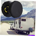 rear wheel tire cover 14 トラベルトレーラーボートスペアタイヤタイヤホイールカバーUV＆雨に対する黒いカバー 14 Travel Trailer Boat Spare Tire Tyre Wheel Cover Black Against UV Rain