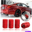 rear wheel tire cover 赤い車のタイヤホイールリムバルブステムエアポートキャップダストカバー普遍的に4x Red Car Tire Whee...