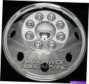 rear wheel tire cover 1-16 Chrome RV Mothhomeデュアルホイールシミュレーターリムハブキャップカバーバントラック 1 - 16 CHROME RV MOTORHOME Dual Wheel Simulators Rim Hub Cap Covers Van Truck