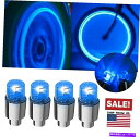 rear wheel tire cover 2-8PCS LEDカーオートホイールライト自転車タイヤバルブステムブルーLEDライトキャップカバー 2-8Pcs ...