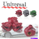 rear wheel tire cover 4PCSスカルヘッドカーオートホイールタイヤタイヤエアバルブステムキャップダストカバーレッド 4pcs Skull ...