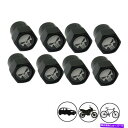 rear wheel tire cover 8PCSホイールタイヤキャップカバー用エアバルブステムATV UTVトラックカーパニッシャースカル 8pcs Wheel Tire Caps Air Valve Stem For Cover ATV UTV Truck Car Punisher Skull