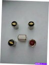 rear wheel tire cover シボレーシボレートラックカー用の5輪タイヤキャップエアバルブステムカバーのセット Set of 5 Wheel Tire Caps Air Valve Stem Cover For CHEVROLET CHEVY Truck Car(2)