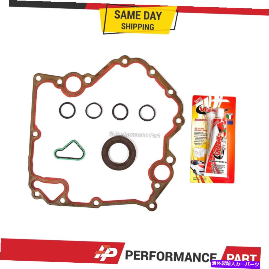 エンジンカバー 99-09ダッジダコタデュランゴラム1500ジープチェロキー4.7のタイミングカバーガスケット Timing Cover Gasket for 99-09 Dodge Dakota Durango RAM 1500 Jeep Cherokee 4.7【並行輸入品】